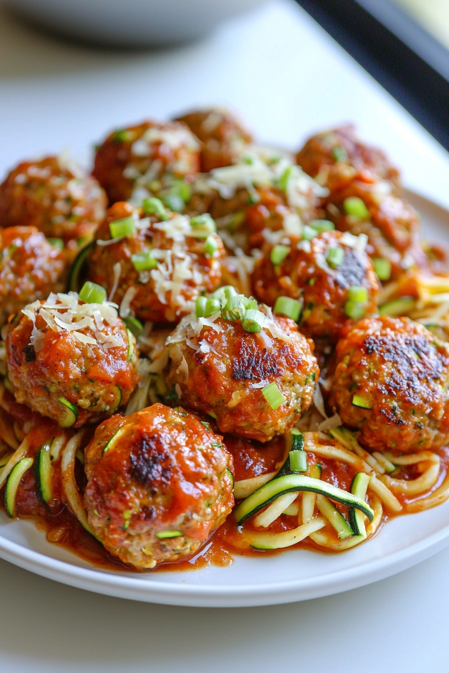 Turkey Zucchini Meatballs