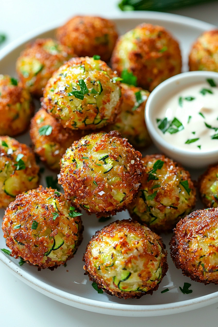 Zucchini Garlic Bites