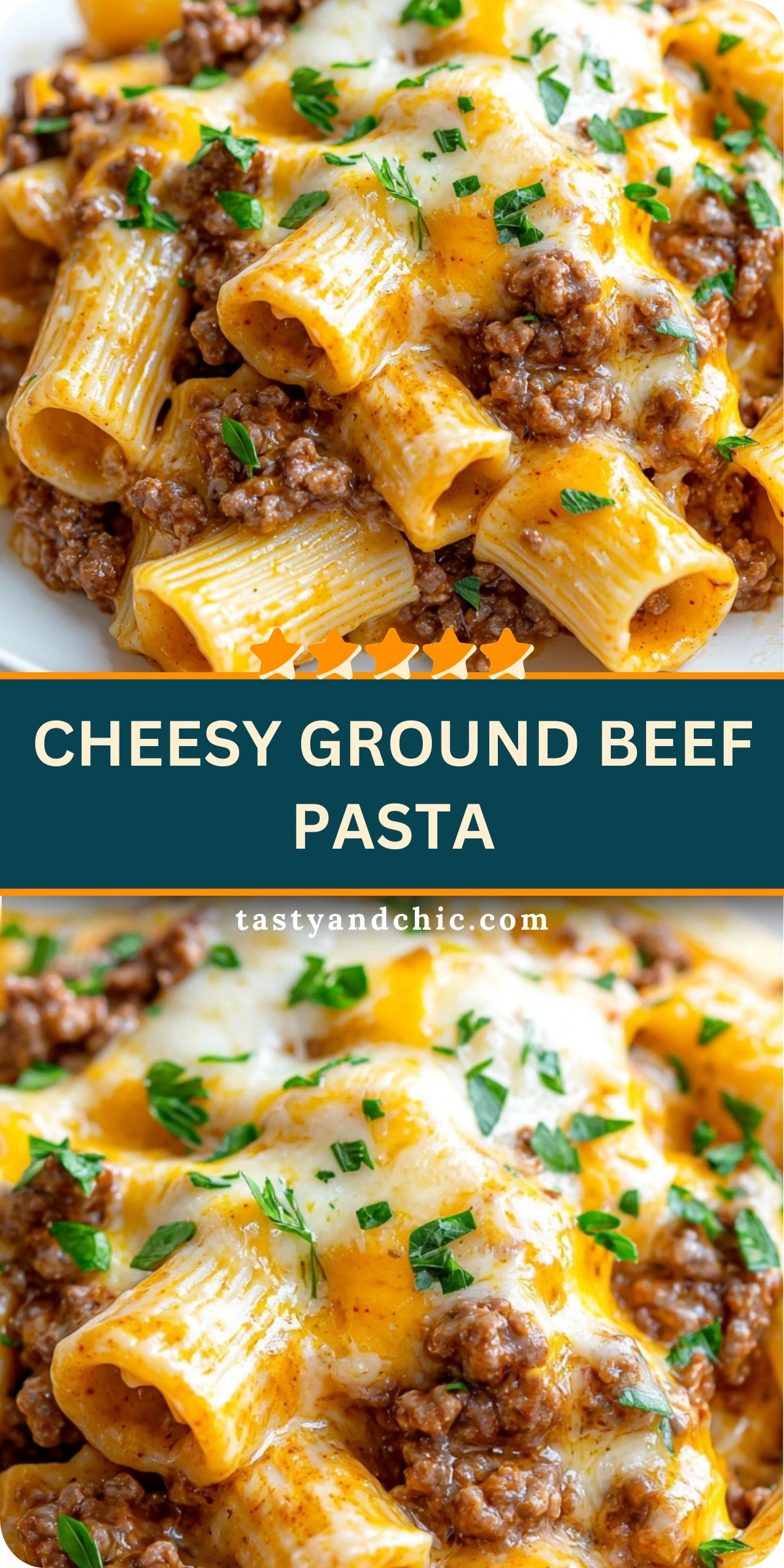 Cheesy Ground Beef Pasta