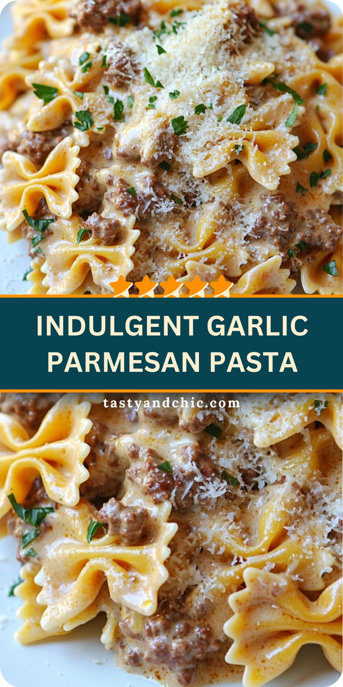 Indulgent Garlic Parmesan Pasta