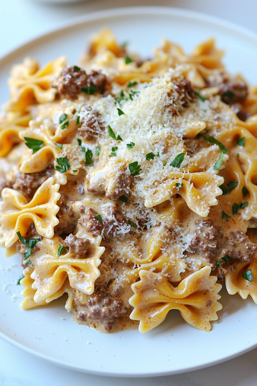 Indulgent Garlic Parmesan Pasta