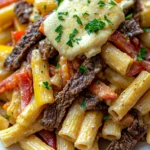 Philly Cheesesteak Pasta
